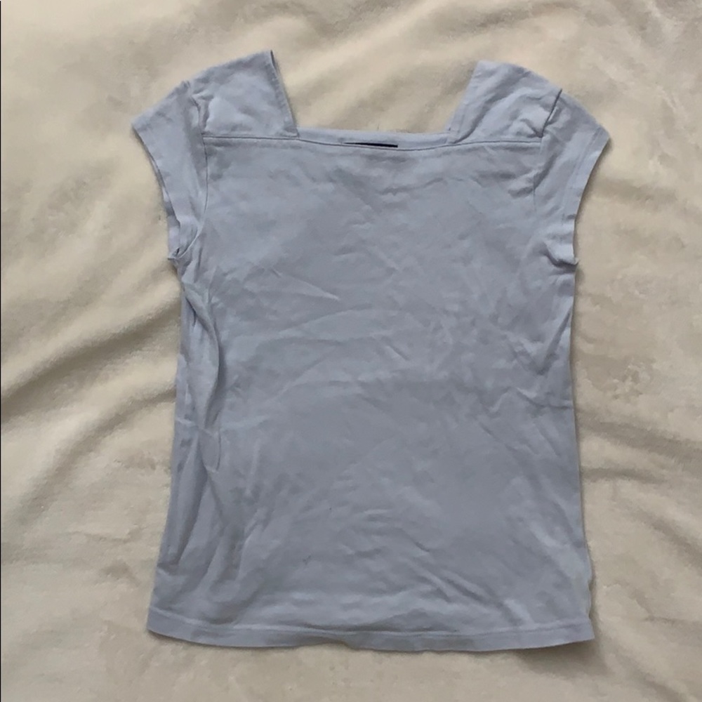 pastel blue short sleeve